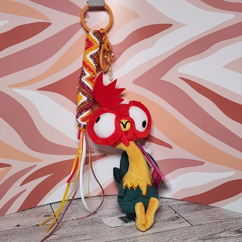 Autumn Zig Zag Lanyard 🏵 With Keychain